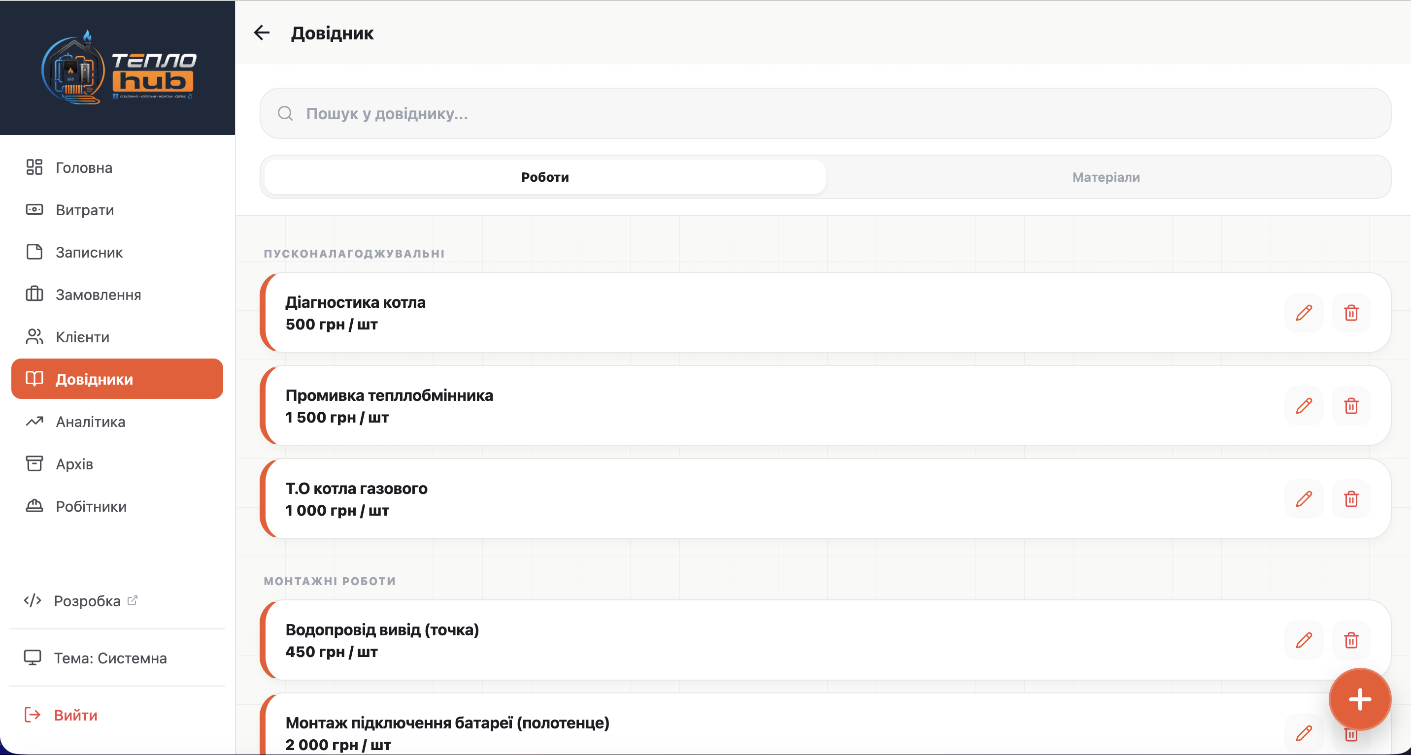 Desktop Directory Panel