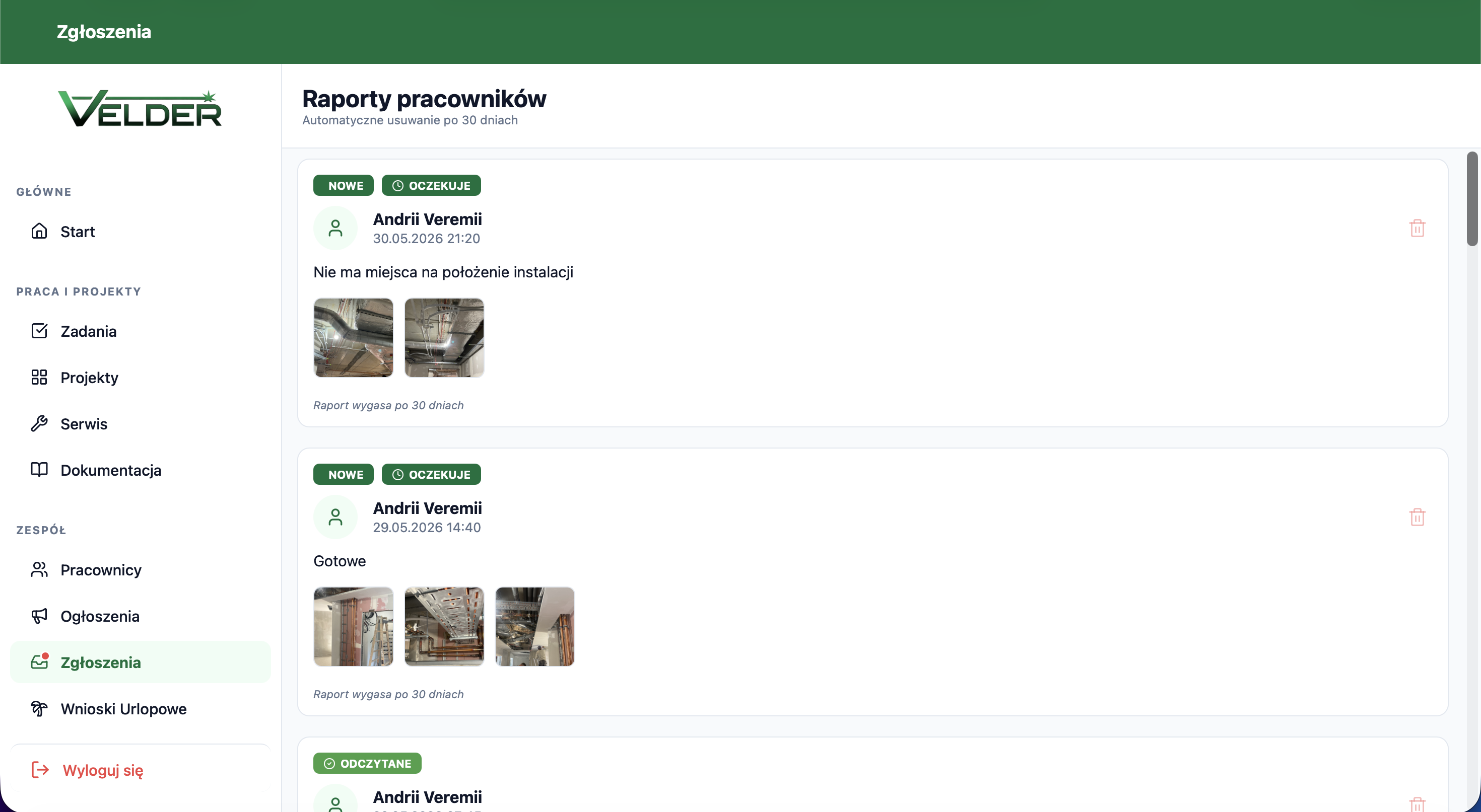 Director Dashboard Real-time View